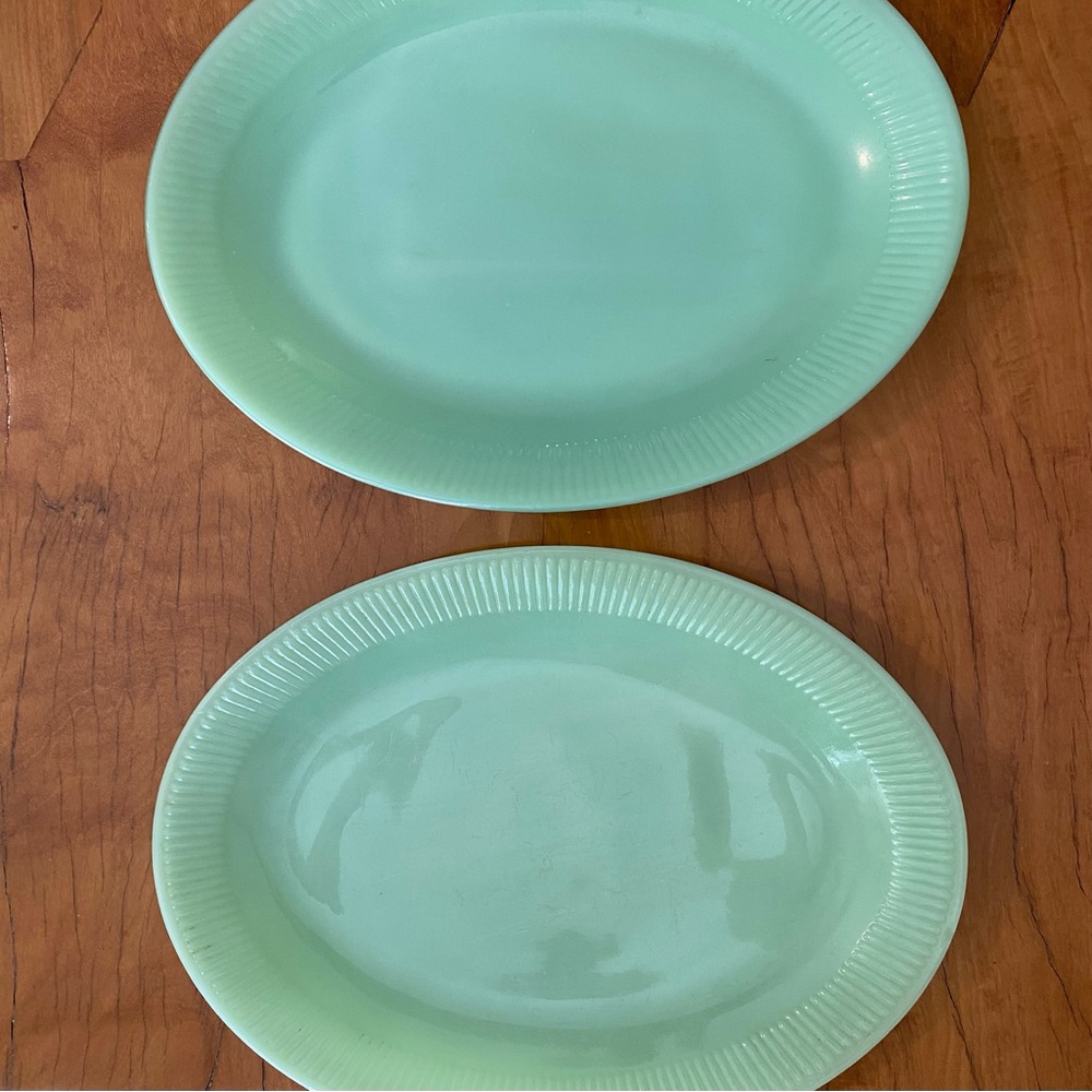 Vintage Fire King Platters